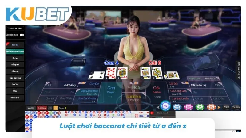 Cách Chơi Baccarat - Luật Chơi, Chiến Thuật Và Mẹo Thắng Quy tắc tính điểm và phân định thắng thua trên bàn