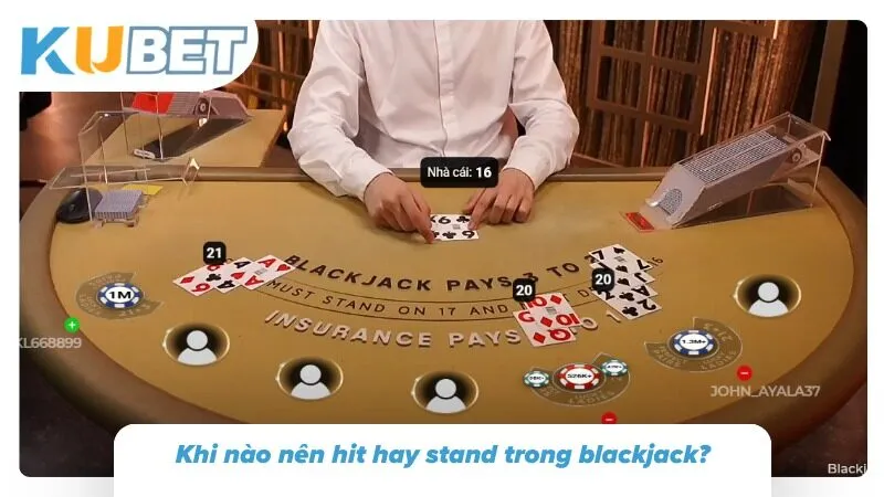 Phân tích các tình huống bốc bài hoặc dừng lại khi chơi 