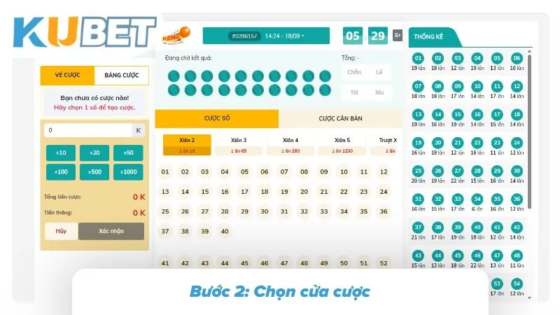 Keno Kubet — Hướng Dẫn Chơi Keno Trực Tuyến Chi Tiết Click vào cửa cược yêu thích
