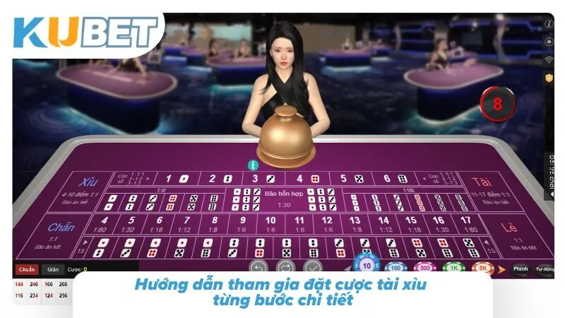 Tài Xỉu KUBET - Luật Chơi Cơ Bản Và Bí Kíp Bẻ Cầu Chuẩn Quy trình 4 bước nhập cuộc bàn cược tài xỉu nhanh gọn