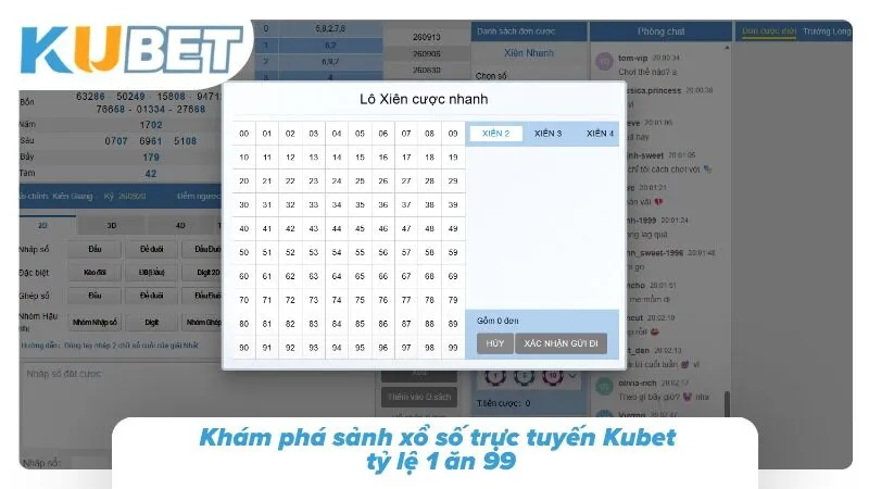 Xổ Số Kubet - Sảnh Lô Đề Trực Tuyến Tỷ Lệ 1 Ăn 99.5 2026 Biên lợi nhuận khổng lồ đòi hỏi chiến thuật vào tiền cực kỳ nghiêm ngặt